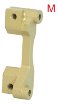 M - Hintere Bremssattel-Halterung für 180 mm Bremsscheibe (exzentrische Achslagerschale 10 mm)