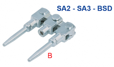 B - Komplettes Schubstangensystem für SA2, SA3 und BSD Bremszylinder