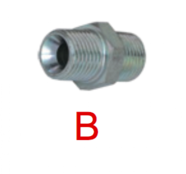 B - Bremsleitung-Verbindung gerade M10 x 1-1/8